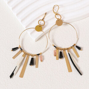 Eye Catching Bohemian Long Tassel Earrings With Vintage Flair