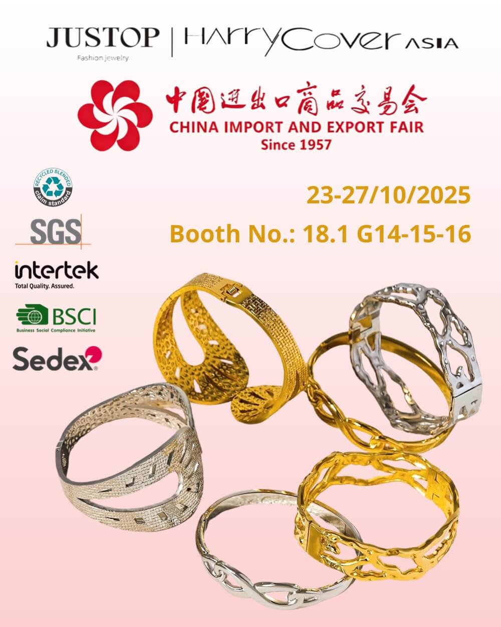 Hexingsheng Jewelry | Explore the Future of Jewelry with JUSTOP at Canton Fair