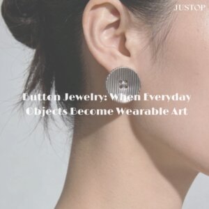 Joyería de botones: cuando los objetos cotidianos se convierten en arte portátil