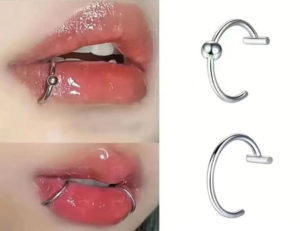 Bague de lèvre sans perçage une alternative élégante au piercing
