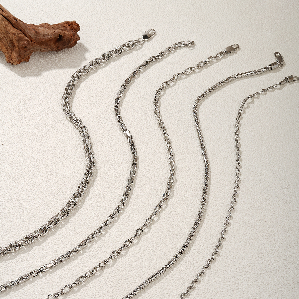 Statement Unisex Stainless Steel Chain Necklace Collection